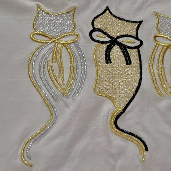 White T-shirt embroidered - Picture 5 of 5